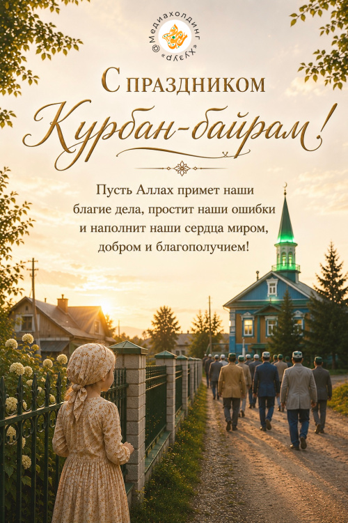 Открытки на Курбан-байрам 2026. Сохраняйте себе и пересылайте близким!