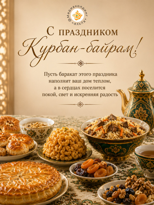 Открытки на Курбан-байрам 2026. Сохраняйте себе и пересылайте близким!