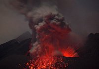 В Японии контролируют извержение вулкана Сакурадзима
