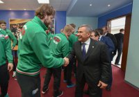 Рустам Минниханов встретился с игроками «Ак Барс»