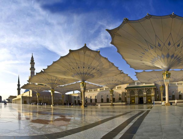 Как устроена одна из самых известных достопримечательностей мечети Пророка в Медине?