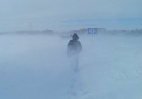 В сильнейший буран попали школьники в Якутии (ВИДЕО)