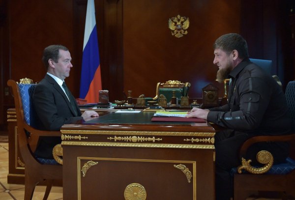 Медведев встретился с Кадыровым в Грозном