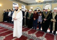 Муфтий Татарстана провел праздничный намаз в Галиевской мечети