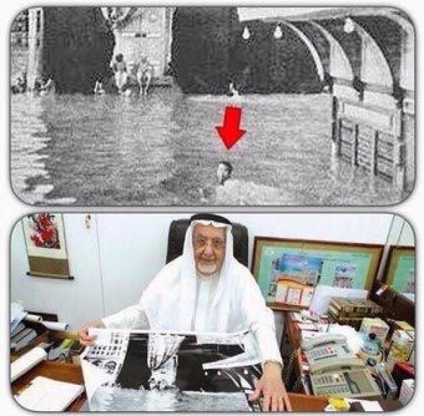 Это тот самый человек, который плавал вокруг Каабы на знаменитом фото 77 лет назад