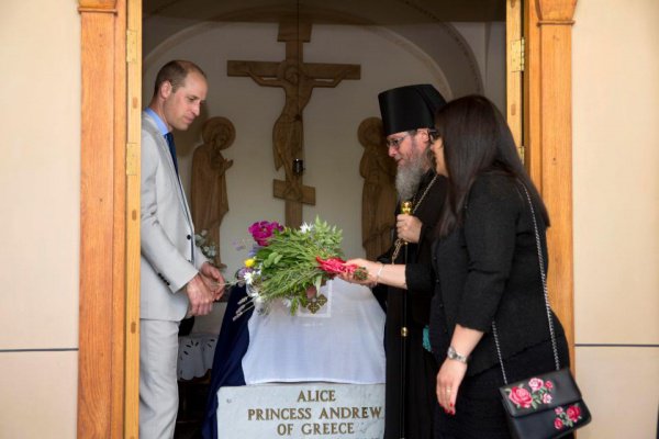 Принц Уильям посетил мечеть аль-Акса
